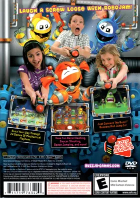 Buzz! Junior - RoboJam box cover back